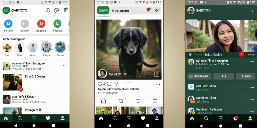 Tampilan antarmuka GARITOTO dengan berbagai pilihan filter yang menarik.