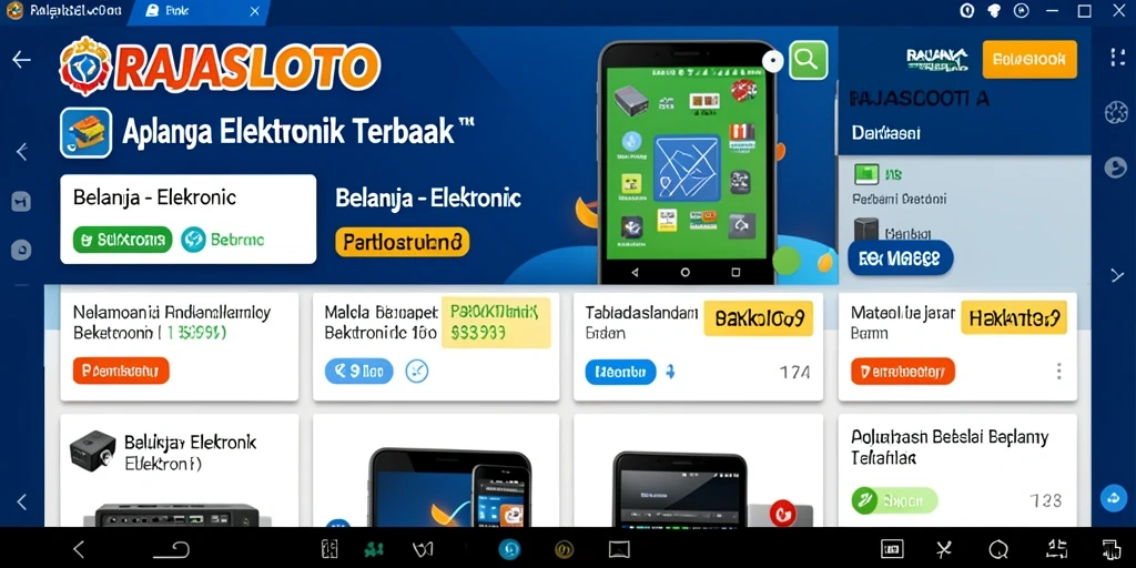 Tampilan antarmuka aplikasi RAJASLOTO yang modern dan user-friendly.