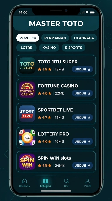 Temukan Aplikasi Populer di mastertoto—Kanal Uji Terbaik di Indonesia